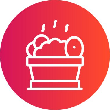 Gıda simgesinin vektör illüstrasyon simgesi