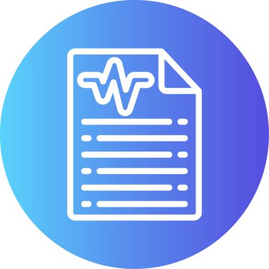 Belge. Web simgesi basit illüstrasyon