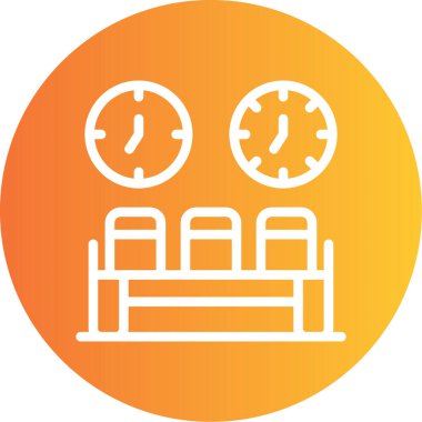 Kanepe. Web simgesi basit illüstrasyon