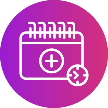 Bir pil simgesinin vektör çizimi