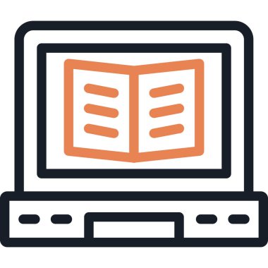 Bilgisayar. Web simgesi basit tasarım