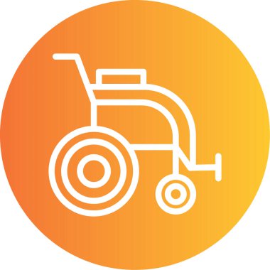 Bir bisiklet simgesinin vektör illüstrasyonu