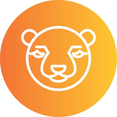 Vektör illüstrasyonu, hayvan simgesi