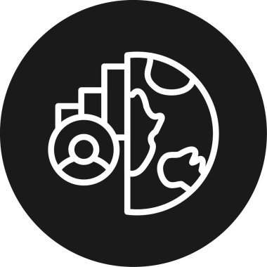 seo modern simgesinin vektör illüstrasyonu