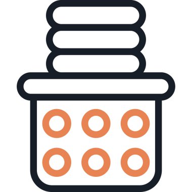 Yemek. Web simgesi vektör illüstrasyonu