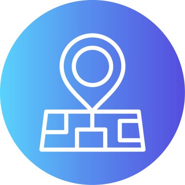 gps. Web simgesi basit illüstrasyon