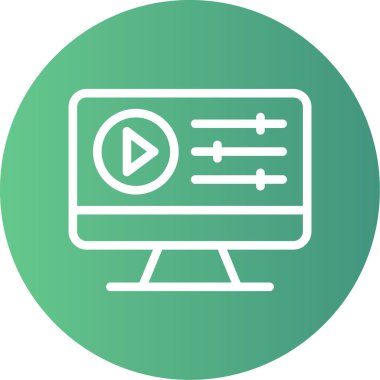 seo modern simgesinin vektör illüstrasyonu