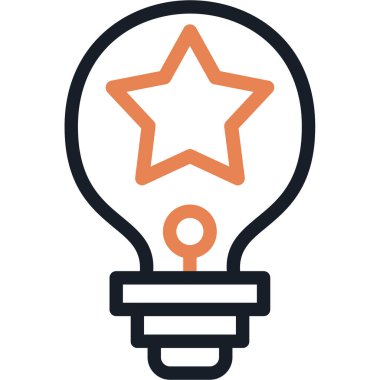 Kolayca değiştirebilen ya da düzenleyebilen Ampul Vektörü simgesi