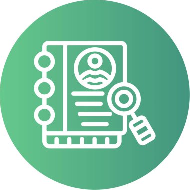 Modern bir simgenin vektör illüstrasyonu