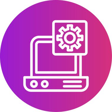 seo modern simgesinin vektör illüstrasyonu