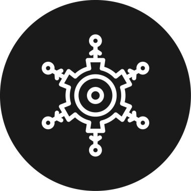 dişli simgesi vektör illüstrasyonu