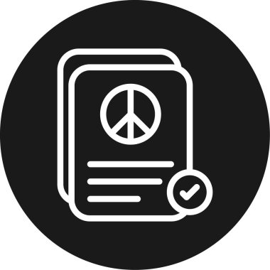 Modern simgenin vektör illüstrasyonu