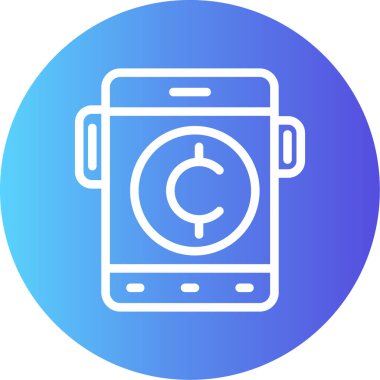 Vektör mobil ağ simgesi