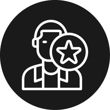 yıldız simgesi, vektör çizimi