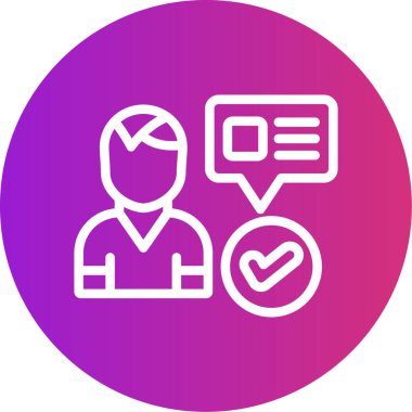 Dizüstü bilgisayar simgesi olan bir adamın vektör çizimi