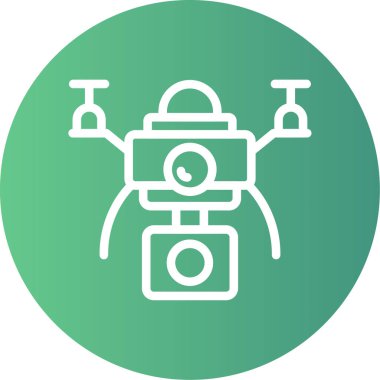 Benzersiz dron vektör simgesi