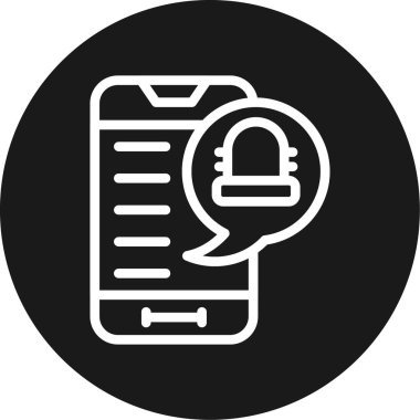 Metin sembollü konuşma balonu, vektör illüstrasyonu