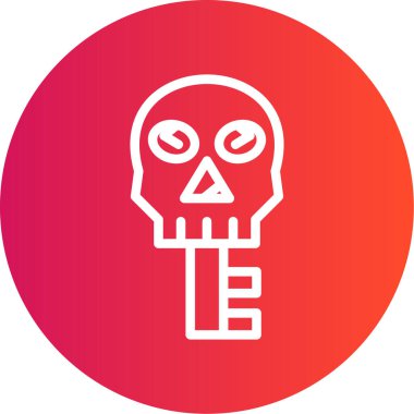 Kurukafa simgesi vektör illüstrasyonu