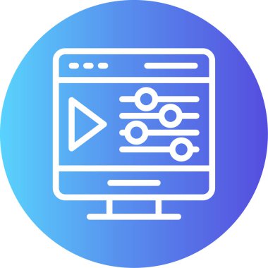 seo modern simgesinin vektör illüstrasyonu