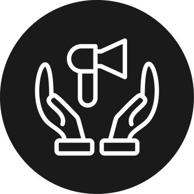 Modern simgenin vektör illüstrasyonu