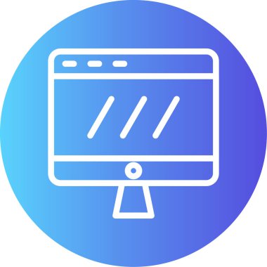 tarayıcı pencere simgesi basit tasarım