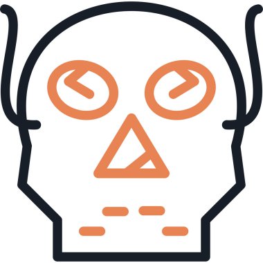 Maske. Web simgesi basit illüstrasyon