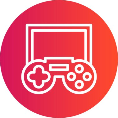 oyun denetleyici simgesi vektör çizimi