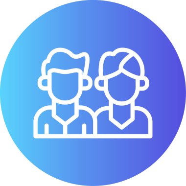 insanlar simge vektör illüstrasyonu