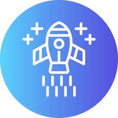 Roket simge vektör çizim