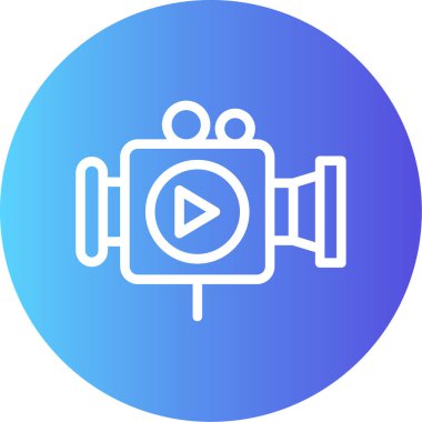 Kamera. Web simgesi basit tasarım