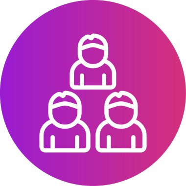 insanlar simge vektör illüstrasyonu