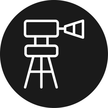 kamera simgesi vektör illüstrasyonu