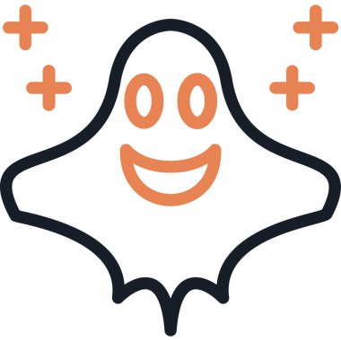 Hayalet simgesi, vektör illüstrasyonu