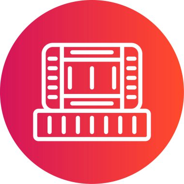 seo modern simgesinin vektör illüstrasyonu