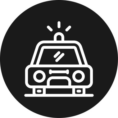 araba simgesi vektör illüstrasyonu