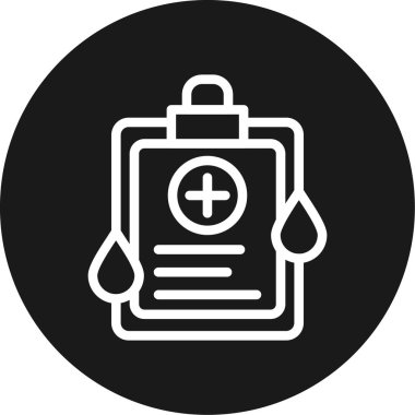 Bir pano simgesinin vektör illüstrasyonu