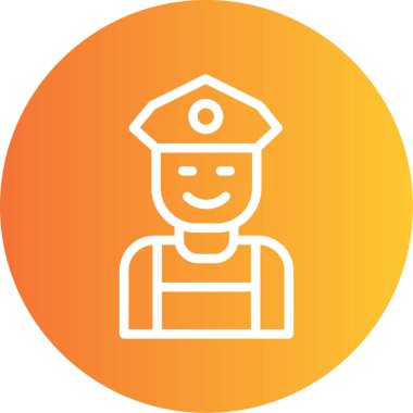 Maskeli bir adamın vektör çizimi