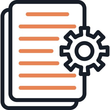 belge dosyası. Basit illüstrasyon