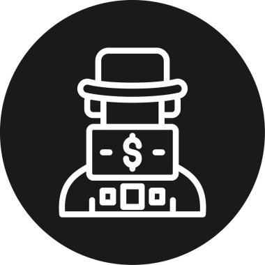 Para çantasının vektör çizimi