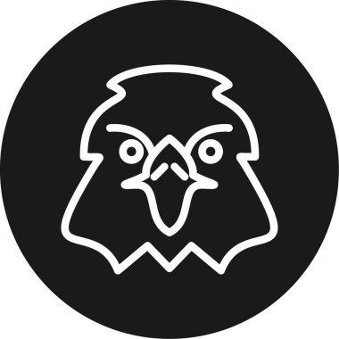 vektör baykuş simgesi çizimi