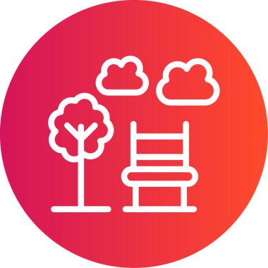 Ağaç. Web simgesi basit illüstrasyon