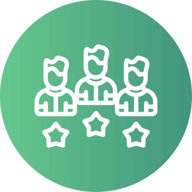 vector illustration of group people icon