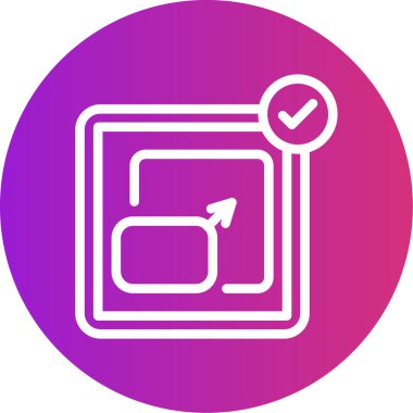 seo modern simgesinin vektör illüstrasyonu