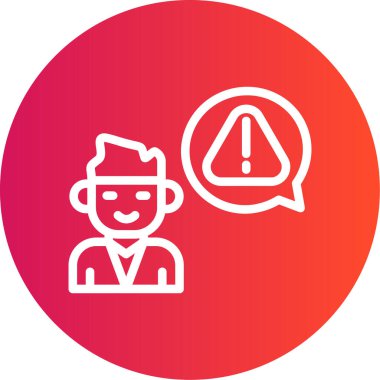 İnsan simgesinin vektör illüstrasyonu