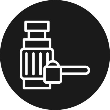 Modern oto tamir simgesinin vektör illüstrasyonu