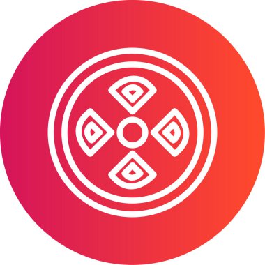 Hedef simgenin vektör illüstrasyonu