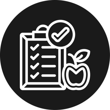 Gıda simgesinin vektör illüstrasyonu