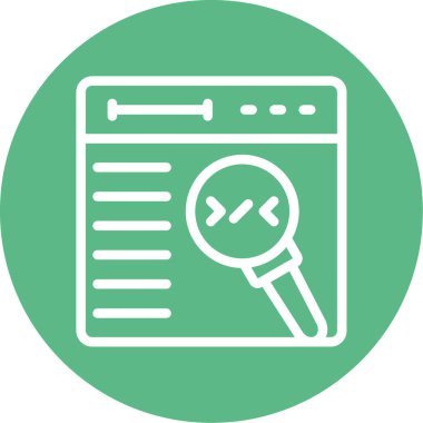 seo modern simgesinin vektör illüstrasyonu