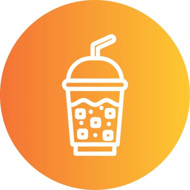 Bir içki ikonunun vektör çizimi