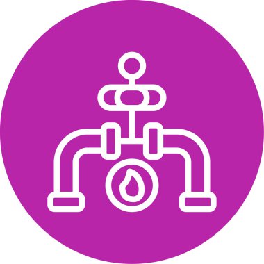 Modern oto tamir simgesinin vektör illüstrasyonu